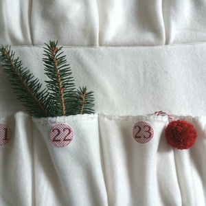 Hatalmas adventi naptár, zsebes - karácsony - Meska.hu