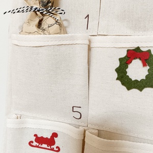 Adventi naptár, házikó - karácsony - adventi díszek - adventi naptár - Meska.hu