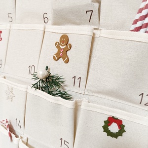 Adventi naptár, házikó - karácsony - adventi díszek - adventi naptár - Meska.hu