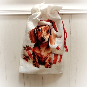 Mikulás zsák, ajándék zsák - Meska.hu