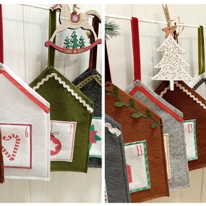 Adventi naptár házikók - karácsony - adventi díszek - adventi naptár - Meska.hu Adventi naptár házikók - karácsony - adventi díszek - adventi naptár - Meska.hu