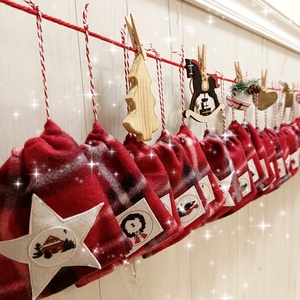 Adventi naptár polár zsákok - Meska.hu