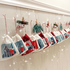 Adventi naptár polár zsákok - Meska.hu