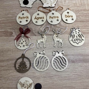 Karácsonyfa dísz / hűtőmágnes - karácsony - karácsonyi lakásdekoráció - karácsonyi lakásdíszek - Meska.hu