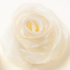 Organza tüll rózsa dísz pink pezsgő krém szürke óarany burgundí fekete - kellékek & szerszámok - méteráru - felvarrható, vasalható kellék - Meska.hu