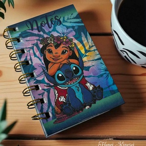 Lilo és Stitch tematikájú zsebnotesz - otthon & életmód - papír, írószer - jegyzetfüzet & napló - Meska.hu