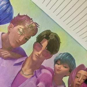 K-POP Démonvadász témájú, A5 méretű jegyzetfüzet ajándék matricával - otthon & életmód - papír, írószer - jegyzetfüzet & napló - Meska.hu
