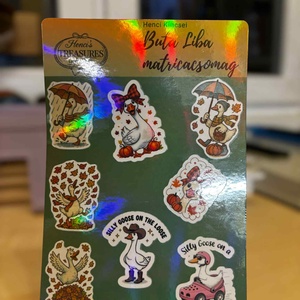 Buta Liba matricaív / stickersheet, Otthon & Életmód, Papír, írószer, Matrica, matrica csomag, Papírművészet, MESKA