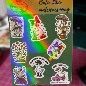 Buta Liba matricaív / stickersheet - otthon & életmód - papír, írószer - matrica, matrica csomag - Meska.hu