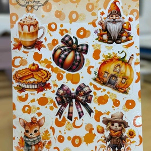 Pumkin spice matricaív / stickersheet - Meska.hu
