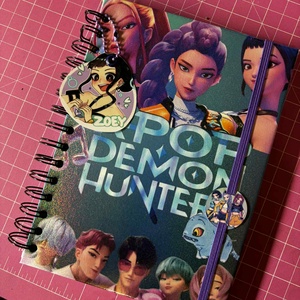 K POP Demonhunters A5 spirálfüzet - Meska.hu