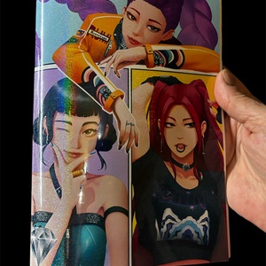 K-POP Démonvadász témájú, A5 méretű jegyzetfüzet - Meska.hu