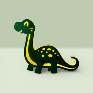 Dinó formájú hangulatlámpa babaszobába, Baba - mama, Babaszoba dekoráció, Éjszakai fény, Famegmunkálás, MESKA