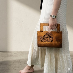 Lézervágott fa kézitáska - táska & tok - kézitáska & válltáska - kézitáska - Meska.hu