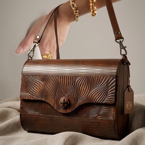 Lézervágott fa válltáska, Táska & Tok, Kézitáska & válltáska, Kézitáska, Famegmunkálás, MESKA