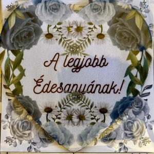 Anyák napi poháralátét - Meska.hu