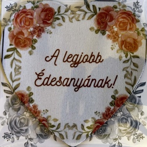 Anyák napi poháralátét - otthon & életmód - konyhafelszerelés, tálalás - tálalás - tányér- és poháralátét - Meska.hu