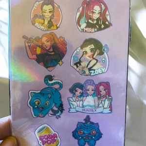 K Pop Démonvadász matricalap - Meska.hu