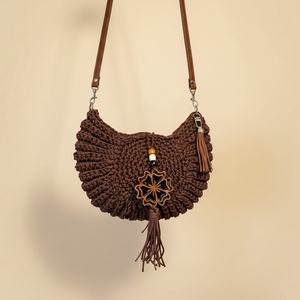 Horgolt Oreo válltáska - táska & tok - kézitáska & válltáska - kézitáska - Meska.hu