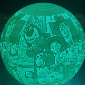 Toy Story holdlámpa � Meleg fényű LED éjszakai fény és hangulatlámpa (10x15 cm) - Meska.hu