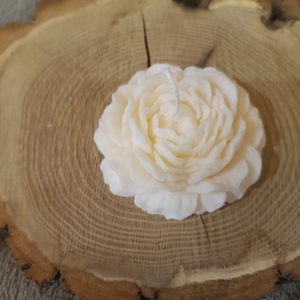 Bazsarózsa szójaviasz gyertya, Otthon & Életmód, Gyertya, illat, aroma, Gyertya, , MESKA