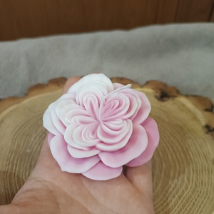 Szójaviasz rózsa gyertya, Anyák napjára - otthon & életmód - gyertya, illat, aroma - gyertya - Meska.hu