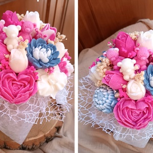 Szójaviasz virágbox kerámia kaspóban, Anyák Napjára, Otthon & Életmód, Virágdekoráció, Virágok, Virágbox, , MESKA