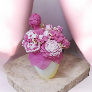 Szójaviasz illatbox kerámia kaspóban Anyák Napjára , Otthon & Életmód, Virágdekoráció, Virágok, Virágbox, , MESKA