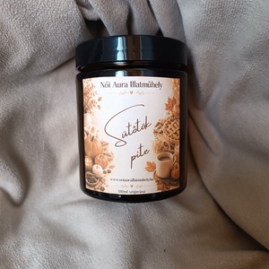 Sütőtök pite szójaviasz illatgyertya 180ml - otthon & életmód - gyertya, illat, aroma - gyertya - Meska.hu