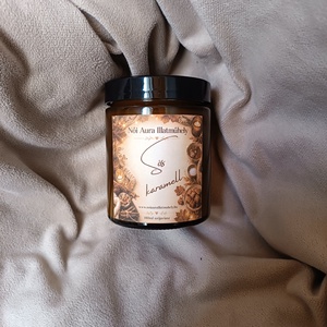 Sós karamell szójaviasz illatgyertya 180ml - otthon & életmód - gyertya, illat, aroma - gyertya - Meska.hu