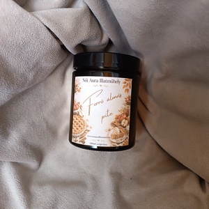 Forró Almás pite szójaviasz illatgyertya 180ml - otthon & életmód - gyertya, illat, aroma - gyertya - Meska.hu