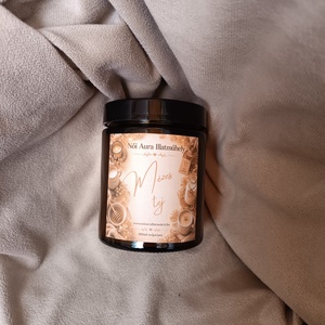 Mézes tej szójaviasz illatgyertya 180ml - otthon & életmód - gyertya, illat, aroma - gyertya - Meska.hu
