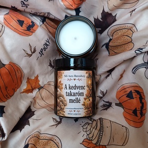 Őszi feliratos szójaviasz illatgyertya 180ml (többféle illat) - Meska.hu