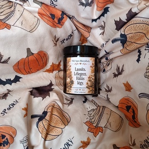 Őszi feliratos szójaviasz illatgyertya 180ml (többféle illat) - otthon & életmód - gyertya, illat, aroma - gyertya - Meska.hu