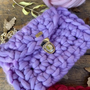 Horgolt gyapjú kézitáska, Táska & Tok, Kézitáska & válltáska, Válltáska, Horgolás, MESKA