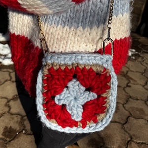 Granny Square horgolt táska - Meska.hu