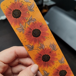 Napraforgók tánca könyvjelző - könyv & zene - könyvjelző - Meska.hu