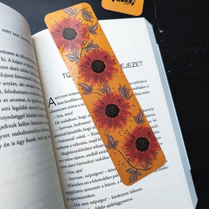 Napraforgók tánca könyvjelző - könyv & zene - könyvjelző - Meska.hu