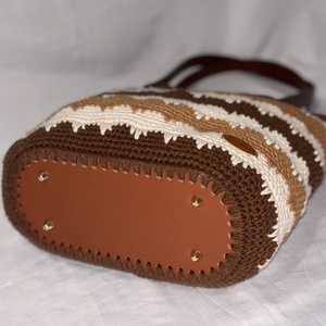 Emília horgolt táska - táska & tok - kézitáska & válltáska - válltáska - Meska.hu