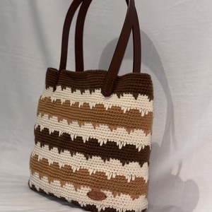 Emília horgolt táska - táska & tok - kézitáska & válltáska - válltáska - Meska.hu