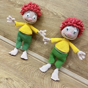 Horgolt Pumukli - játék & sport - plüssállat & játékfigura - szörnyike - Meska.hu