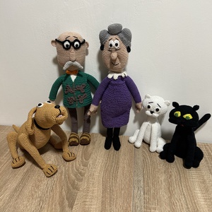 Horgolt Frakk a Macskák réme szereplői, Játék & Sport, Plüssállat & Játékfigura, Kutya, Horgolás, MESKA