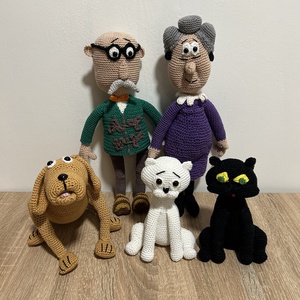 Horgolt Frakk a Macskák réme szereplői - játék & sport - plüssállat & játékfigura - kutya - Meska.hu