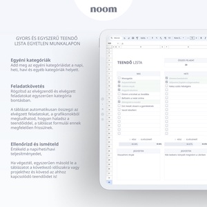 Teendő Követő, Feladat követő Google Táblázatok Sablon, Letölthető Digitális követő és tervező - diy (csináld magad) - szabásminta, útmutató - Meska.hu