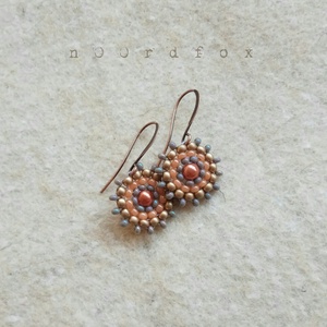 Hanni - Arany Hajnal fülbevaló - Meska.hu