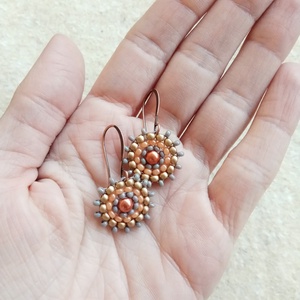 Hanni - Arany Hajnal fülbevaló -  - Meska.hu