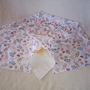 Újraszalvéta, öko szendvicscsomagoló, Táska & Tok, Uzsonna- & Ebéd tartó, Szendvics csomagoló, Varrás, MESKA