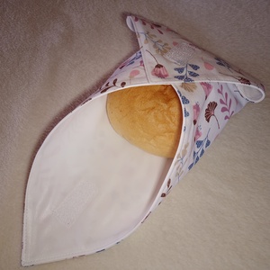 Újraszalvéta, öko szendvicscsomagoló - táska & tok - uzsonna- & ebéd tartó - szendvics csomagoló - Meska.hu