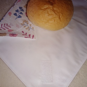 Újraszalvéta, öko szendvicscsomagoló - táska & tok - uzsonna- & ebéd tartó - szendvics csomagoló - Meska.hu