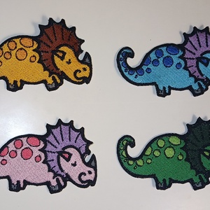 Dinoszaurusz felvarró - kellékek & szerszámok - méteráru - felvarrható, vasalható kellék - Meska.hu